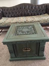 My First Chalk Paint Project Folk Art Chalk In Cascade With Dark Wax Chalk Paint Furniture Diy Chalk Paint Furniture Chalk Paint Projects