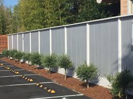 Wood With Galvanized Tin Arbor Fence Inc A Diamond Certified Company Backyard Fences Fence Design Corrugated Metal Fence