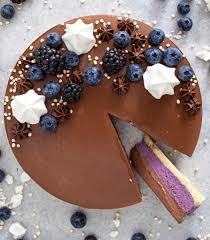 No Bake Brombeer Schokoladen Torte Rezept Schokoladen Torte Schokoladen Rezepte Schokolade
