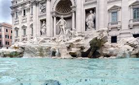 Image result for coins in the trevi fountain