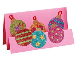 The poinsettia dies are the star of the show. How To Make A Glittery Christmas Card