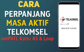 Sementara untuk cara memperpanjang masa aktifnya, berikut caranya. Cara Menambah Dan Perpanjang Masa Aktif Kartu As Telkomsel Paket Internet