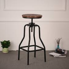 Pour booster la décoration de votre cuisine, la bonne astuce est d'opter pour des chaises aux couleurs vitaminées et pop. Ikayaa Style Industriel Chaise Ajustable De Bar Pin Naturel Chaise Haute Pour Cuisine Petit Dejeuner Diner