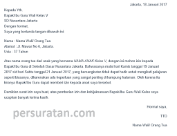 Isi dari surat izin ini ialah suatu pernyataan bagi seseorang atau penulis surat jika dirinya tidak dapat mengikuti aktivitas kelembagaan tertentu. Contoh Surat Izin Tidak Masuk Sekolah Karena Pergi Keluar Kota Bagi Contoh Surat