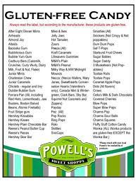 Gluten Free Candy Gluten Free Candy List Free Dieting