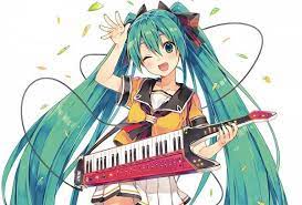 Miku W Keytar Miku Anime Hatsune Miku