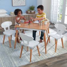 Feature:table top can be writting and erasable. Kidkraft Mid Century Kid Table And 4 Chairs Baby And Child Store