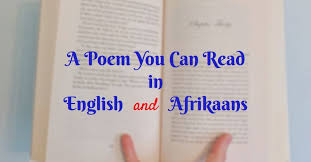 A response to a query/complaint email sample 5: A Poem You Can Read In English And Afrikaans Poetry Ideology Culture