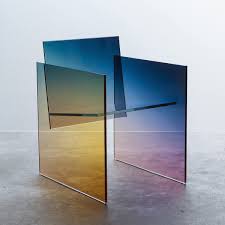 Shiro kuramata playfully stretched and skewed tropes of western design, while combining them with traditional japanese aesthetics, to produce items of furniture that are surreal, humorous, and often poetic. Ombre Glass Chair By Germans Ermics Rossana Orlandi