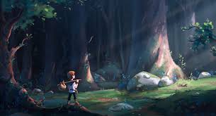 Forgotten Jungle By Hesam Talaiewhen Tomek Arrive To The Forgotten Jungle La Riviere A L Envers Story Book Jean Claude Mourlev Jungle Storytelling Storybook