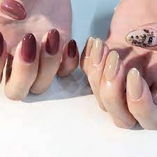 risa oomoriさんはinstagramを利用しています ぶどう色 と実 絵画 art nail nailart nails ネイル ネイルアート 油絵ネイル kanazawa 金沢 ネイル ネイルデザイン 冬ネイル