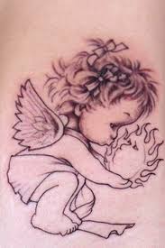 Halaah Io Baby Angel Tattoos For Men Baby Angel Tattoo Baby Name Tattoos Baby Tattoos