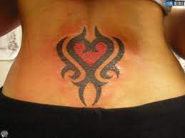 Tatouage Coeur Bas Du Dos