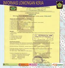 Check spelling or type a new query. Kategori Lowongan Kerja Terbaru