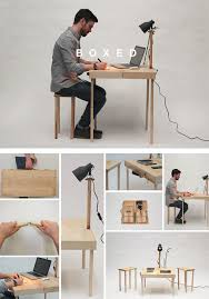 Does take up much room but fits loads on it. Transformative Briefcase Tables Fold Up Desk