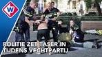 Politie krijgt klappen na reddingsactie - YouTube