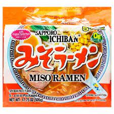 Check spelling or type a new query. Sapporo Ichiban Soy Bean Paste Miso Ramen Noodle Soup 17 75oz 5ct Target