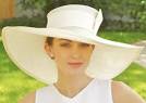 Cream wedding hat