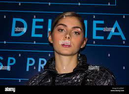 Laura Henao model in the Backstage before Custo Barcelona show as part of  Bogota Fashion Week 2017 at Expo Bogota on April 25, 2017 in Bogota,  Colombia Stock Photo - Alamy