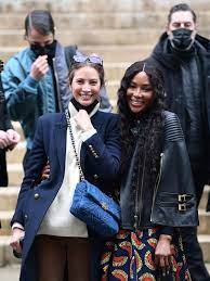 Supermodel releases images of herself on social media cradling the feet of her 'beautiful little blessing' last modified on tue 18 may 2021 13.38 edt supermodel naomi campbell has announced. Naomi Campbell And Christy Turlingotn Leaves Fendi Fashion Show In Paris 01 27 2021 Hawtcelebs