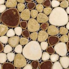 This is an attractive effect that breaks up large expanses of wall that and with no maintenance to worry about it is no surprise that many customers are opting for panels rather than tiles in their bathroom or shower room. Wholesale Porcelain Pebble Tile For Fireplace Border Tiles Heart Shaped Mosaic Art Bath Mirror Wall Sticker