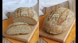 200 gr farina di grano saraceno 100 gr farina 1 (oppure farina 0) 200 gr lievito madre rinfrescato il giorno prima (che non sia acido) 170 gr latte (o acqua) 4 cucchiai d'olio extravergine di. Pane Senza Lievito E Senza Glutine Fatto In Casa Youtube