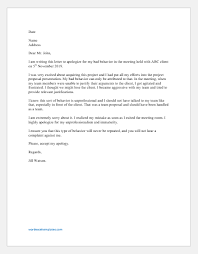 The difference is that some of them go all the. Apology Letter To Boss For Bad Behavior Word Excel Templates
