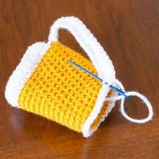 The humble beer koozie has a lot of pseudonyms including candom, bottle jacket, beer sleeve, can cooler and more. Beer Mug Bottle Cozy Free Crochet Pattern Page 2 Of 2 You Should Craft