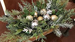 Christmas tree decorations are some of the most beautiful and elegant decorations there are. Easy Christmas Centerpiece Simple Christmas Floral Arrangement Christmas Table Youtube