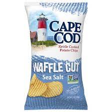 Cape cod chips scored points for the excellent crunch. however, tasters picked up on an oily taste. nevertheless, some thought these chips would be good with dip. Sea Salt Waffle Cut Cape Cod Chips