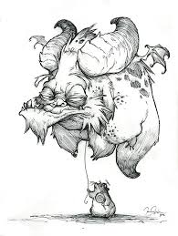 Learning how to draw cartoon monsters is a really great way to improve your drawing skills. Illustration Art The Art Of Danny Beck Animation Art Sketches Cute Monsters Drawings Monster Drawing
