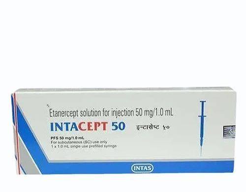 Etanercept 50mg Injection at ₹ 5985/piece | Etacept Injection in Nagpur | ID: 2854567937197