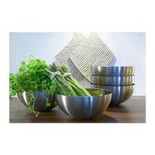 Blanda Blank Miska Stal Nierdz Dowiedz Sie Wiecej Ikea Stainless Steel Mixing Bowls Bowl Serving Bowls