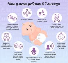 Chto Umeet I Dolzhen Umet Rebenok V 4 Mesyaca