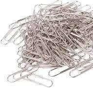 Paper Clips, 200 pcs Paper Clips, Metal Paperclips, 2 Inch Silver Paper  Clip for Paperwork, Home, School and Office Supplies