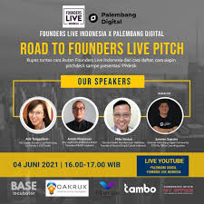 Founders Live Indonesia X Palembang Digital* Yuk merapat di Kupas tuntas  cara ikutan Founders Live dari cara daftar, cara siapin pitchdeck sampe  presentasi 99detik. Kompetisi Founders Live ini terbuka buat kalian yg