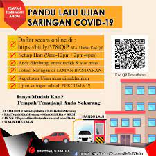 Program ini akan memberi fokus di kawasan bandar dan luar bandar. Jabatan Penerangan Negeri Sabah Ar Twitter Makluman Kepada Warga Lahad Datu Perkhidmatan Pandu Lalu Drivethru Ujian Saringan Covid 19 Daerah Lahad Datu Daftar Sekarang Secara Online Isikan Maklumat Anda Di Pautan Ini