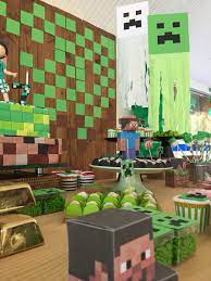 Minecraft Party Minecraft Party Minecraft Party Decorations Minecraft Birthday Party