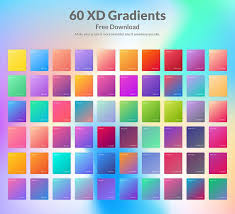 Free 60 Adobe Xd Gradients Is A Pack Of 60 Gradients For Adobe Xd For Your Creative And Modern Web Gradient Color Design Gradient Design Web Design Examples