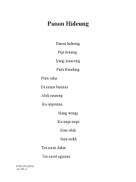 Nganiaya ngajailan, teu aya pisan ras rasan. Lirik Lagu Sunda Paturay Tineung Revisi Id