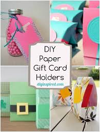 All of these money holder card tutorials can be tailored for any occasion by changing the colors. Diy Paper Gift Card Holders Diy Inspired Diy Inspired
