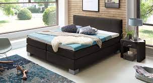 Große auswahl an betten für ihr schlafzimmer ➤ jetzt preise vergleichen und sparen! Klassisches Boxspringbett 180x200 Cm In Schwarz Puebla