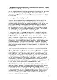 Need for systematic synthetic phonics teaching within the early reading curriculum. The Importance Of Phonics Securing Confident Reading Pages 1 7 Flip Pdf Download Fliphtml5