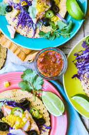 Rub chile pepper mixture into fish. Grilled Salmon Tacos With Cilantro Crema The View From Great Island