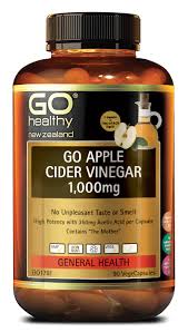 Apple cider vinegar can help restore this ph balance. Go Healthy Apple Cider Vinegar 1 000mg