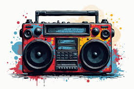 Image result for Ghetto blaster