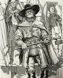 Another Vampire Hunter Sketch Inspired By Those Old Western Photos My 9 Year Old Son Told Me I Did Too Many Lines And Not Enough Jobs In Art Character Art Art