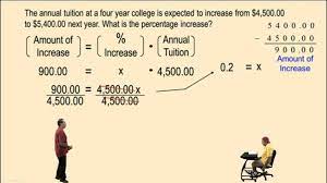 Calculating Percent Increase, Decrease, And Discount - Youtube