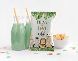 Envoltorio de bolsa de chip Safari EDITABLE, Decoraciones de cumpleaños de  la selva, Etiquetas imprimibles fiesta temática de animales Safari,  Etiquetas de bolsa de chip Safari