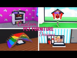 Adopt me dog face head round icon white puppy pooch cute cartoon kawaii funny baby character flat design style help homeless animal concept pet adoption blue background isolated wall mural. 8 Custom Pet Furniture Design Ideas Building Hacks Roblox Adopt Me Part Two Its Sugarcoffee Y Custom Pet Furniture Roblox Adopt Me Adopt Me House Ideas